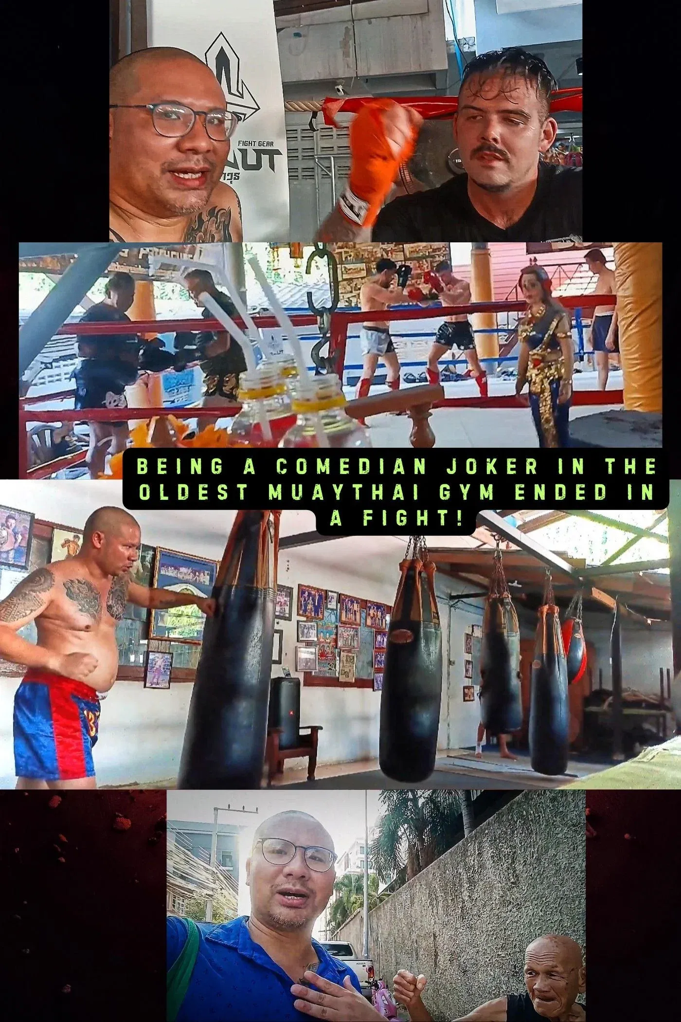 Poster for Being a Comedian Joker in the Oldest Muaythai Gym ended in a Fight!