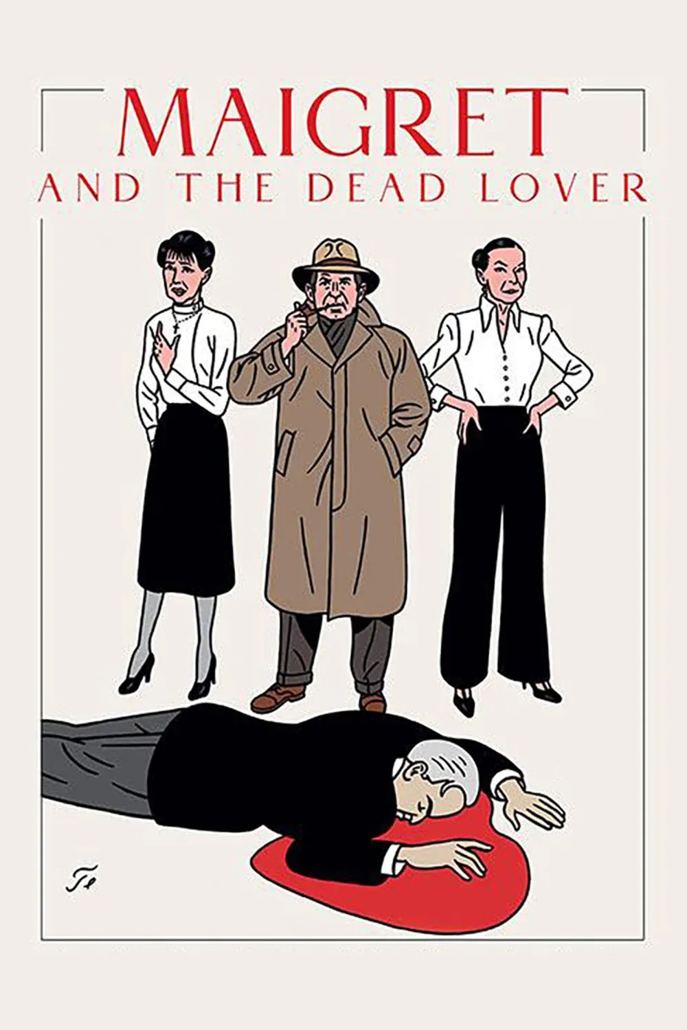 Poster for Maigret and the Dead Lover