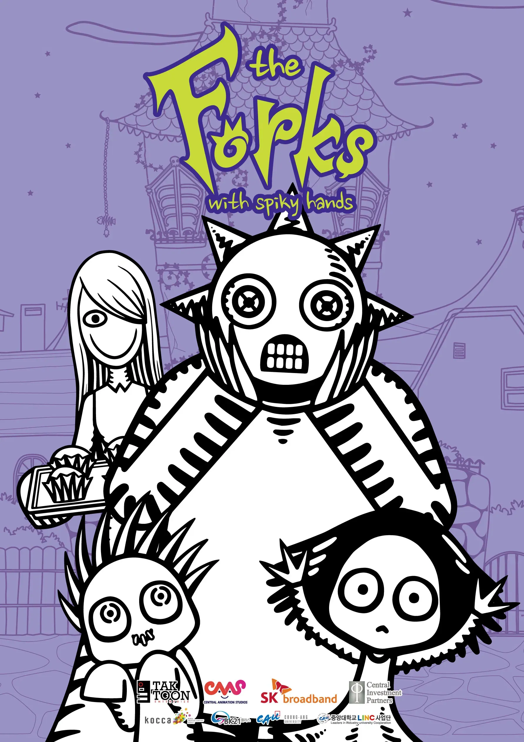 Poster of The Forks with Spiky Hands