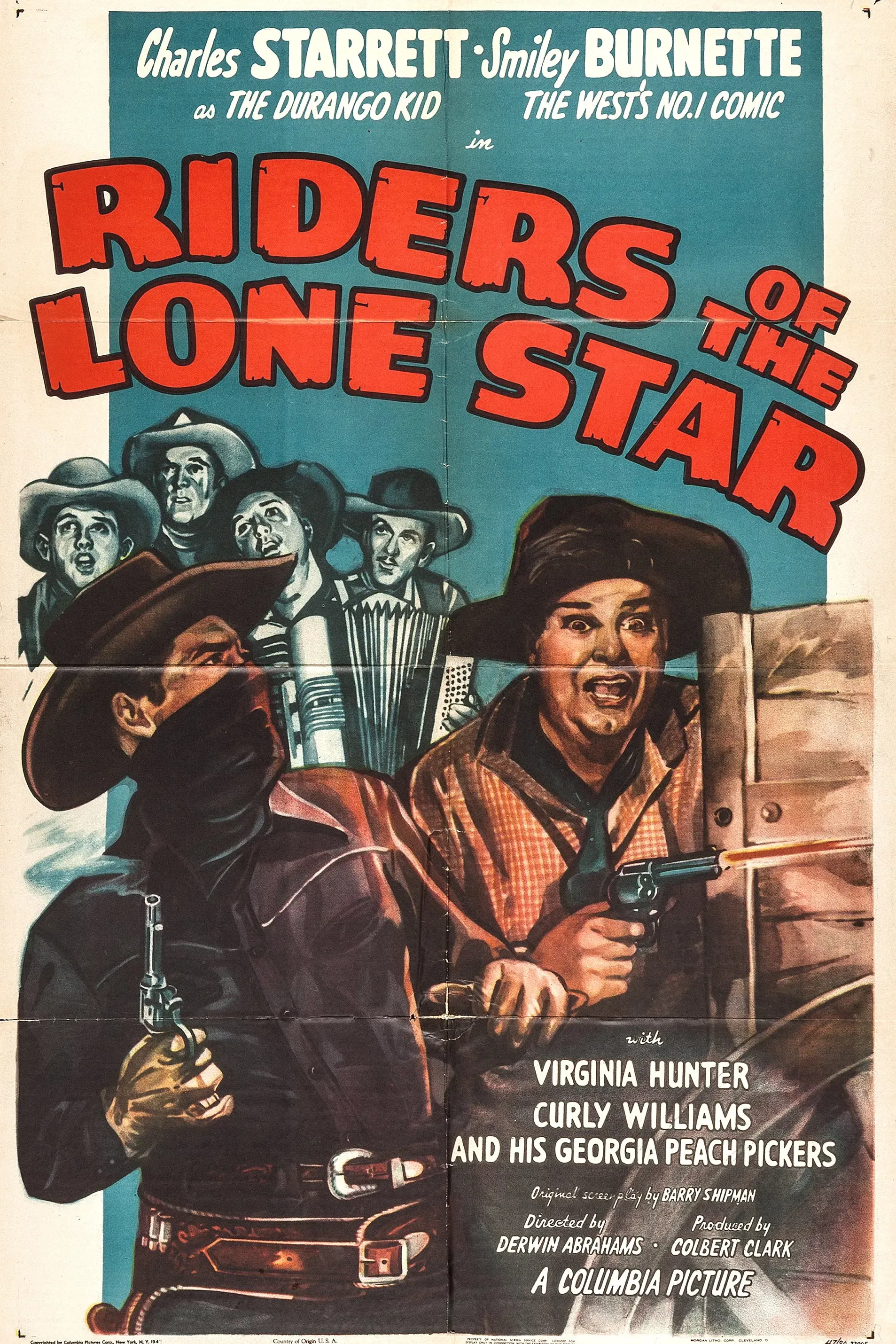 Poster for Riders of the Lone Star
