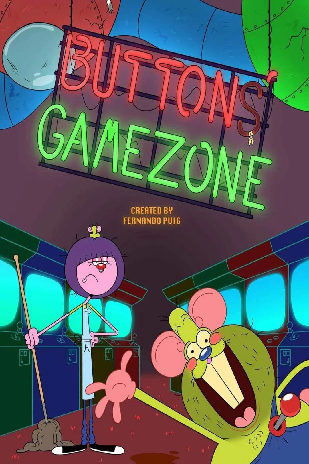 Poster for Buttons' Gamezone