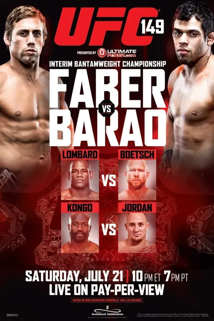 Poster of the movie UFC 149: Faber vs. Barao